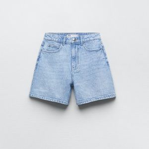 Zara High-Waisted Mom Fit Shorts